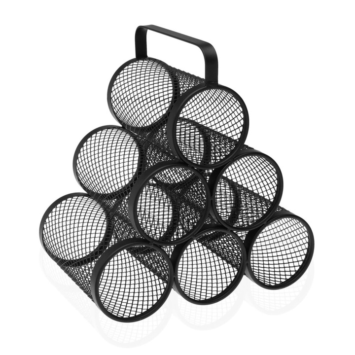 Tartó 6 borosüveghez, Murphy, Versa, 28x18,5x30 cm, acél