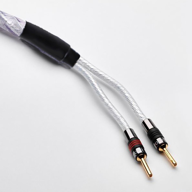 Qed Genesis Silver Spiral 4x Speaker Jumper Cable Terminated Qed Airloc Plugs Qed Genesis Silver Spiral 4x Speaker Jumper Cable Terminated Qed Airloc Plugs