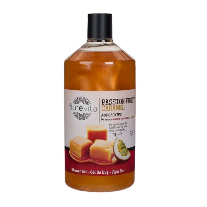 Fiorevita Passion Fruit és Caramel tusfürdő B5 provitaminnal 1L