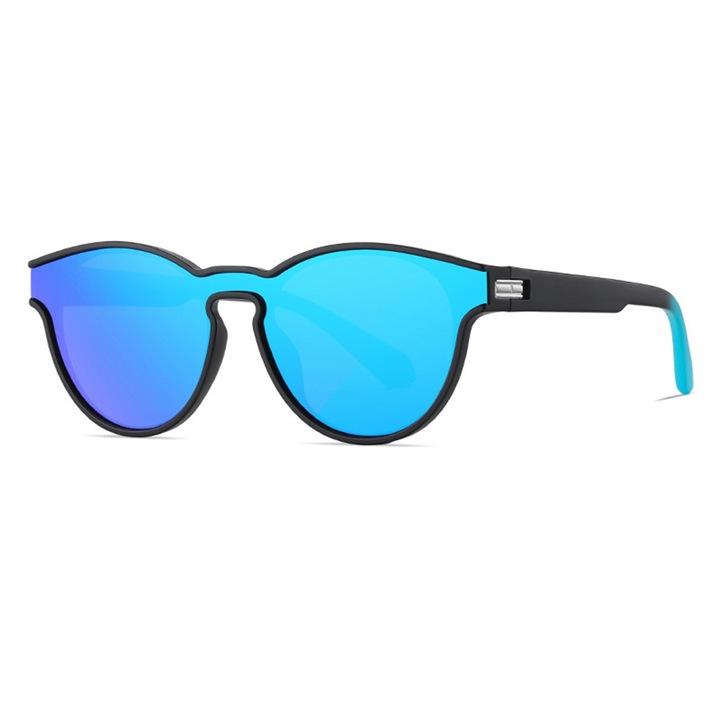 Ochelari de Soare, Techsuit (TR7545), Matte Black / Blue Green