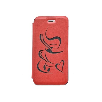 Husa de protectie Tellur Folio, Bimaterial-Coffee, pentru iPhone 6/6S Plus, Rosu/Negru Husa de protectie Tellur Folio, Bimaterial-Coffee, pentru iPhone 6/6S Plus, Rosu/Negru