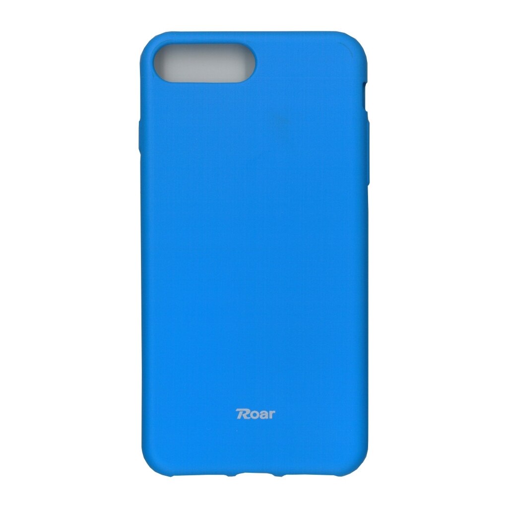 Husa din silicon mat Roar pentru iPhone 7 Plus/8 Plus, bleu