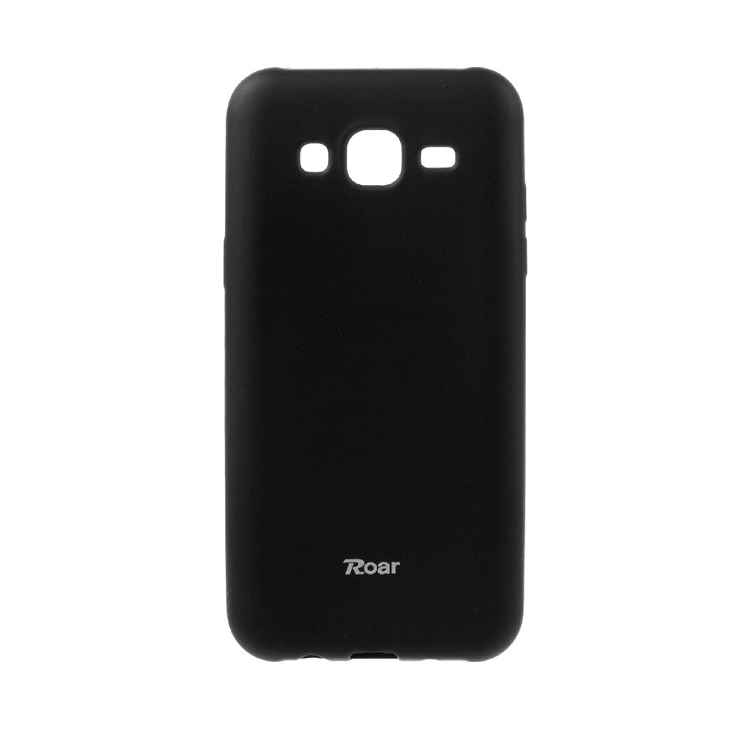Husa din silicon mat Roar pentru Galaxy J3, negru