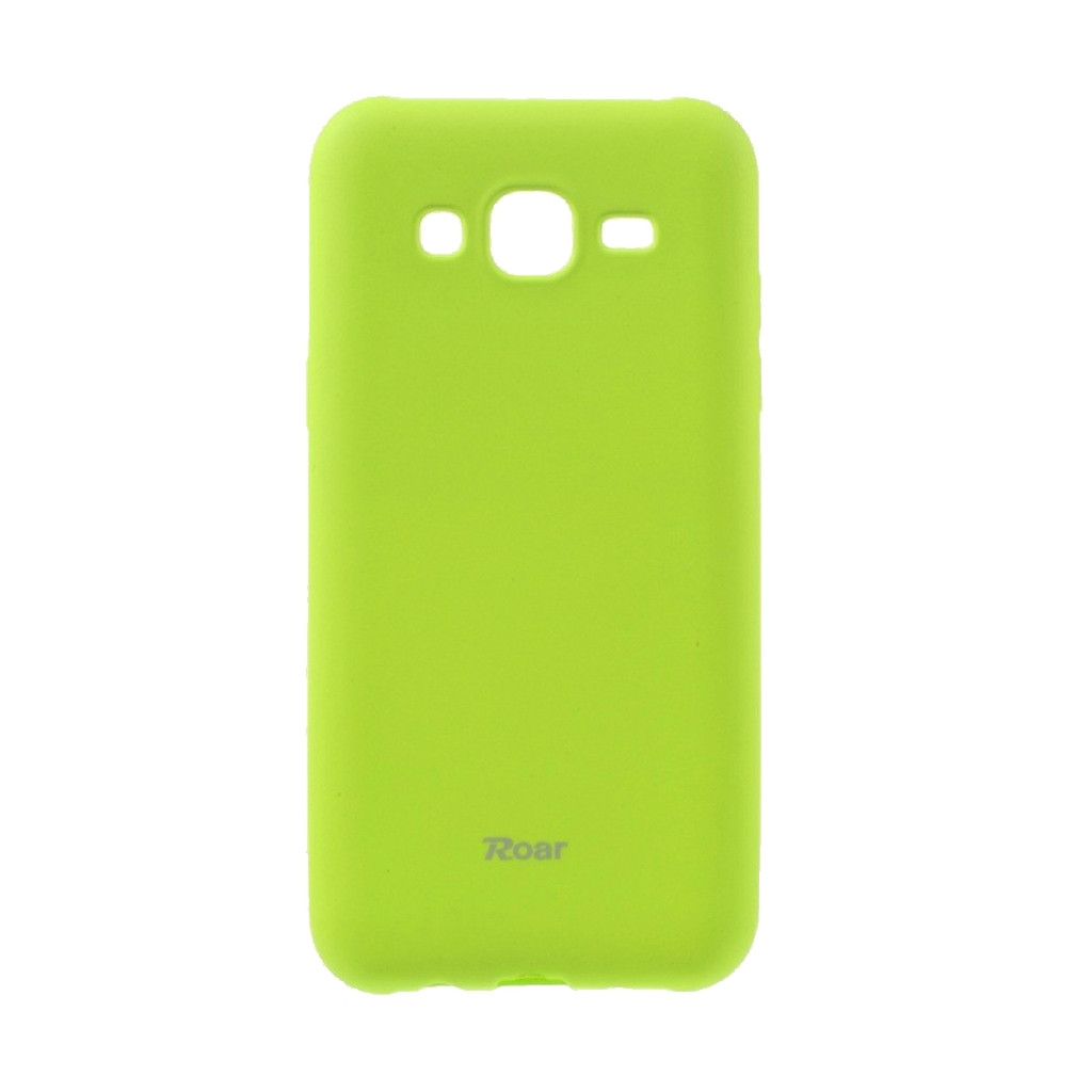 Husa din silicon mat Roar pentru Galaxy J7, verde