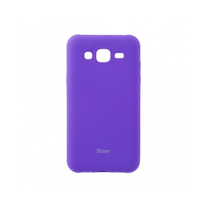 Husa din silicon mat Roar pentru Galaxy J3,mov