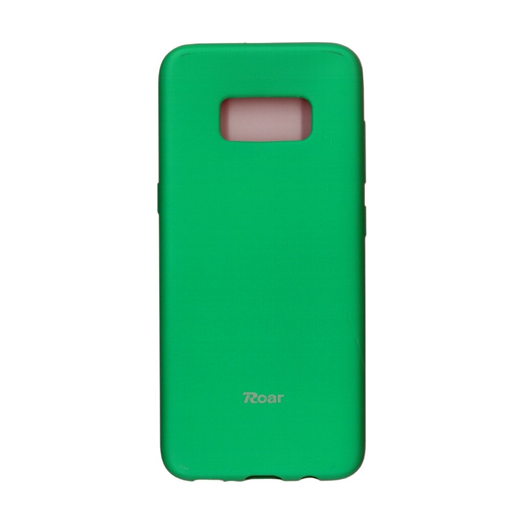 Husa din silicon mat Roar pentru Galaxy S8 Plus, verde inchis