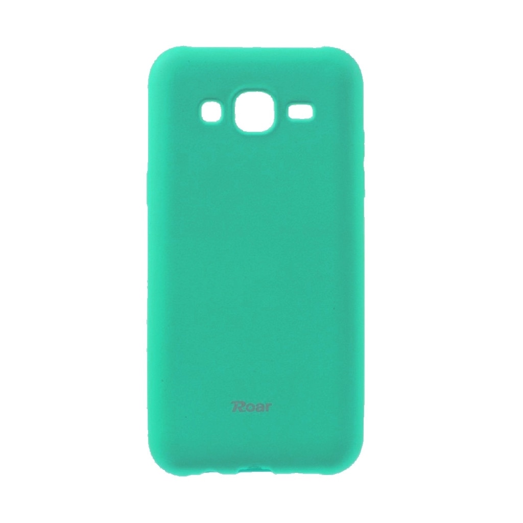 Husa din silicon mat Roar pentru Galaxy J3, verde inchis