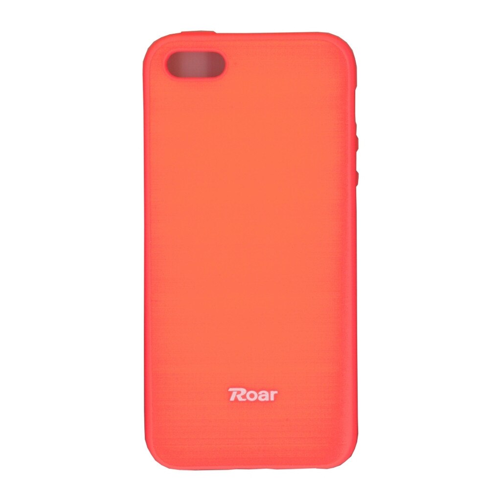 Husa din silicon mat Roar pentru iPhone 5/5S/SE,portocaliu