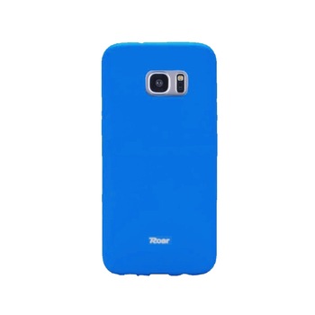 Husa din silicon mat Roar pentru Galaxy S7 Edge,bleu Husa din silicon mat Roar pentru Galaxy S7 Edge,bleu