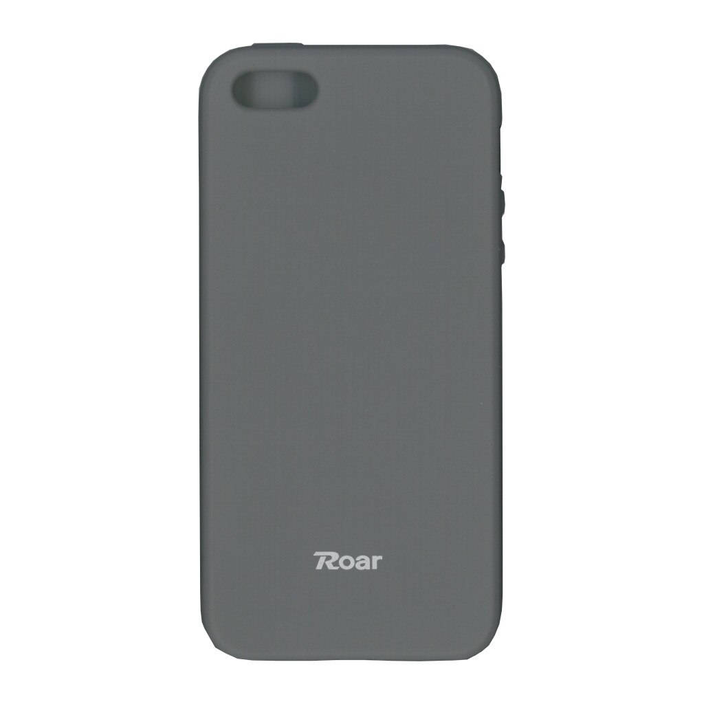 Husa din silicon mat Roar pentru iPhone 5/5S/SE,gri