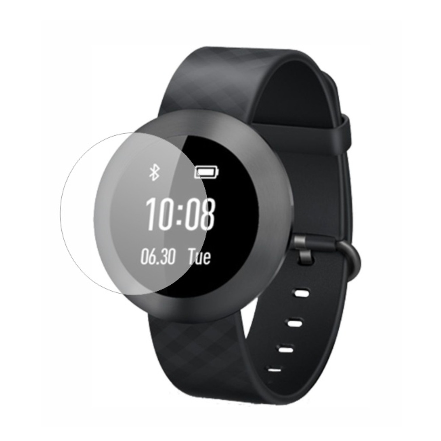 Set 2 Folii Protectie Ecran, Acoperire Totala, Adezive si Foarte Flexibile, Invisible Skinz Ultra-Clear AutoRegeneranta pentru Huawei Band B0