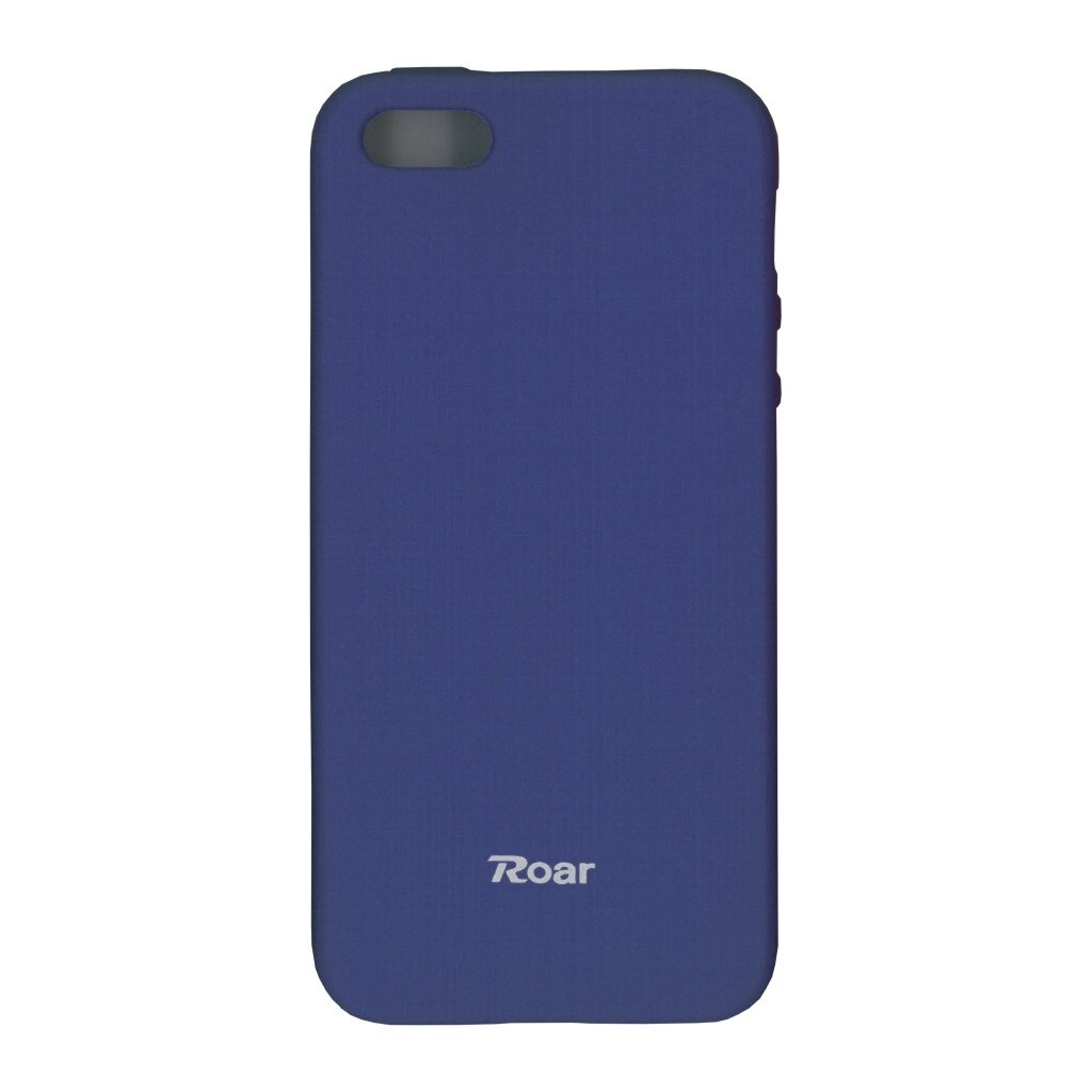 Husa din silicon mat Roar pentru iPhone 5/5S/SE,albastru