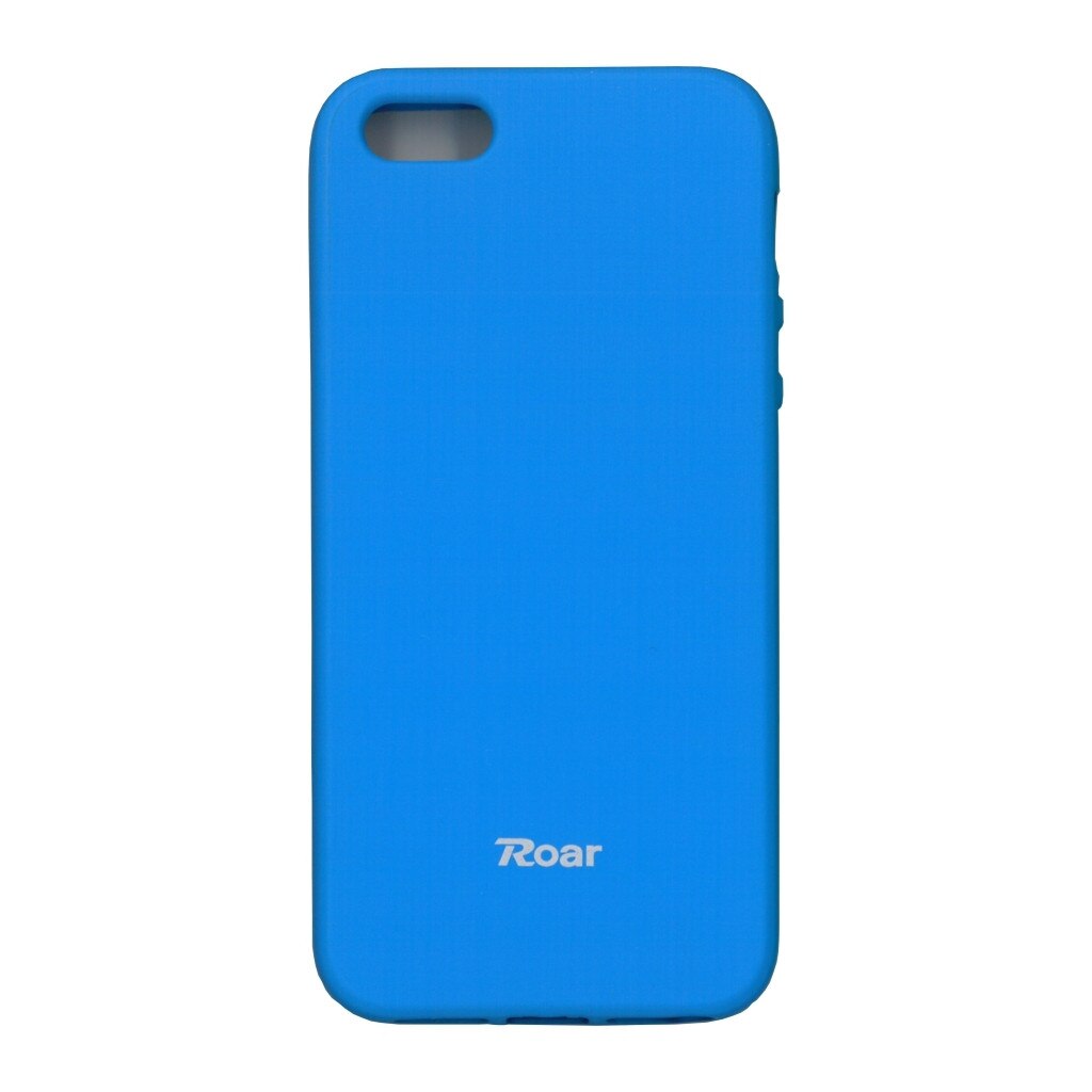 Husa din silicon mat Roar pentru iPhone 5/5S/SE,bleu