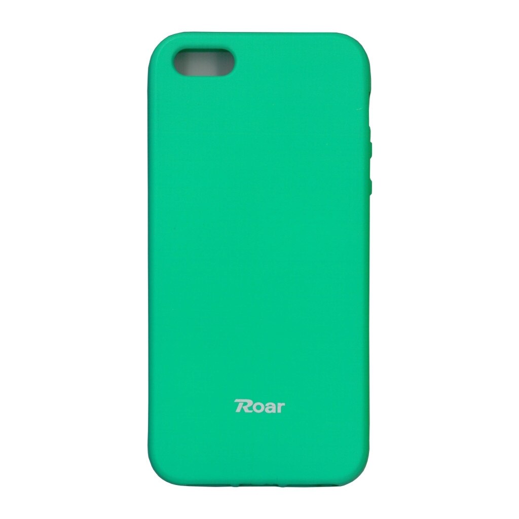 Husa din silicon mat Roar pentru iPhone 5/5S/SE,verde inchis