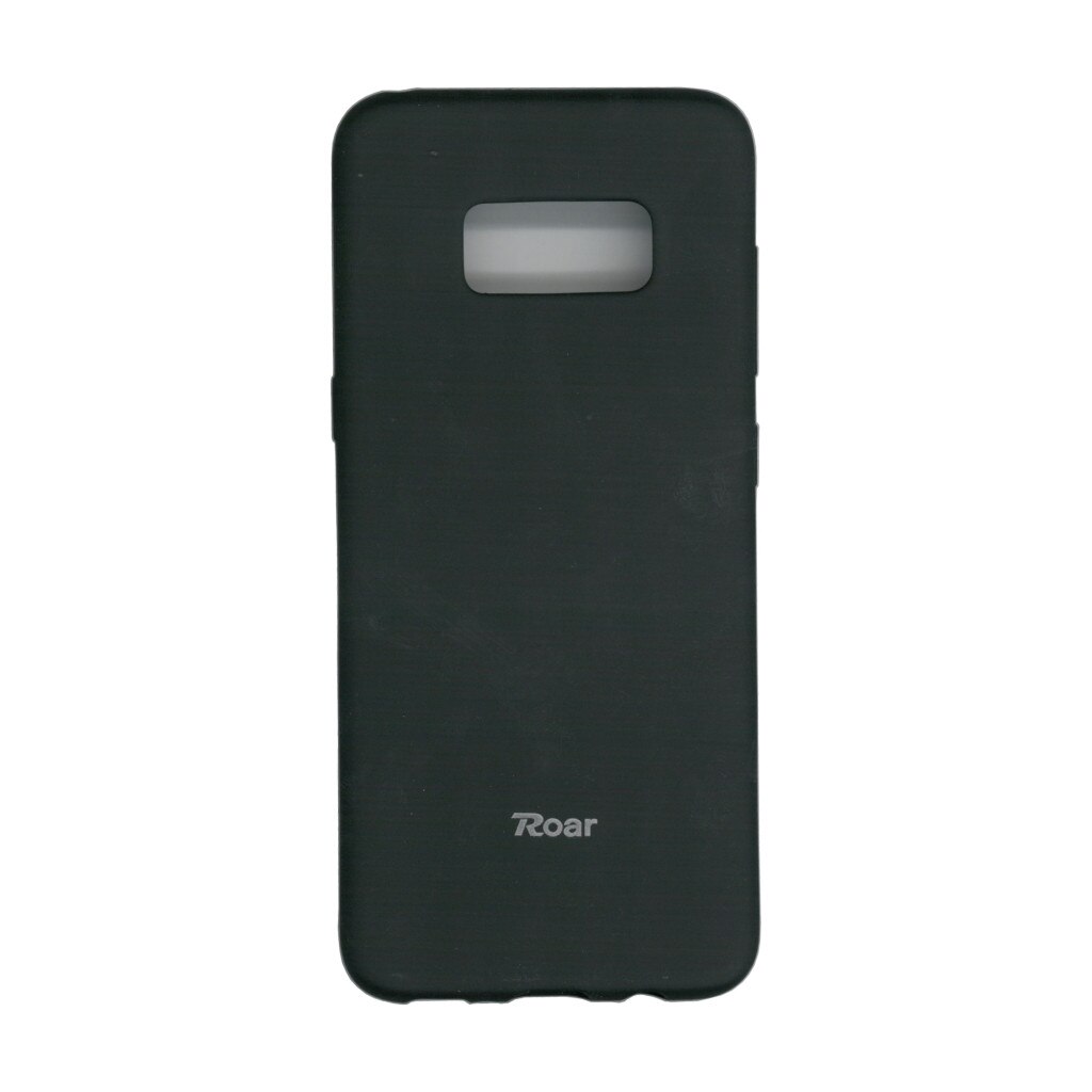 Husa din silicon mat Roar pentru Galaxy S8 Plus, negru