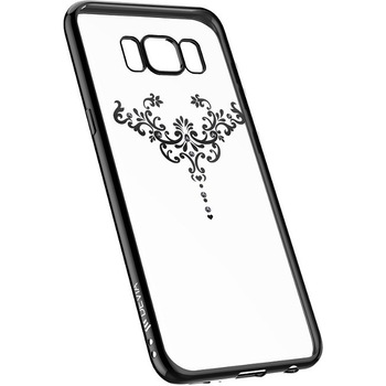 Husa de protectie Devia Silicon Iris pentru Samsung Galaxy S8, Cristale, Gun Black