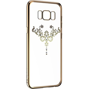 Husa de protectie Devia Silicon Iris pentru Samsung Galaxy S8, Cristale, Champagne Gold Husa de protectie Devia Silicon Iris pentru Samsung Galaxy S8, Cristale, Champagne Gold