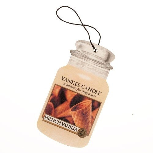 Odorizant Auto Car Jar French Vanilla, Yankee Candle