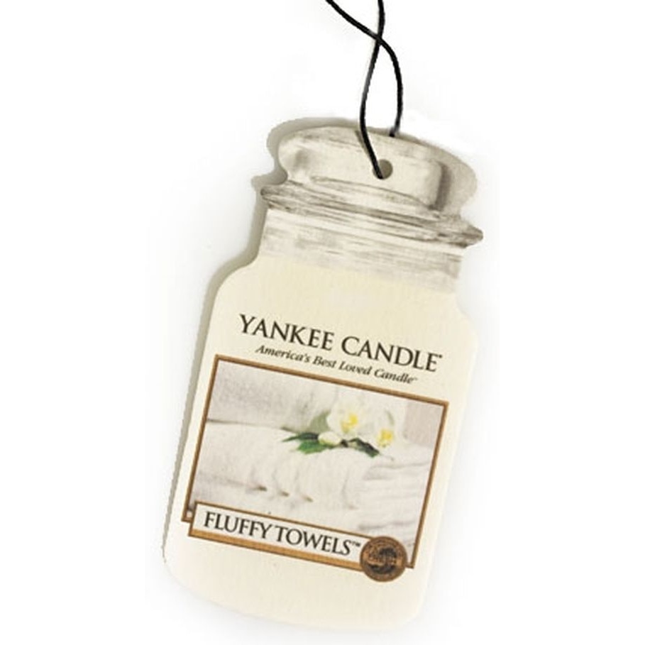 Odorizant Auto Car Jar Fluffy Towels, Yankee Candle