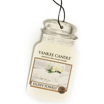 Odorizant Auto Car Jar Fluffy Towels, Yankee Candle Odorizant Auto Car Jar Fluffy Towels, Yankee Candle
