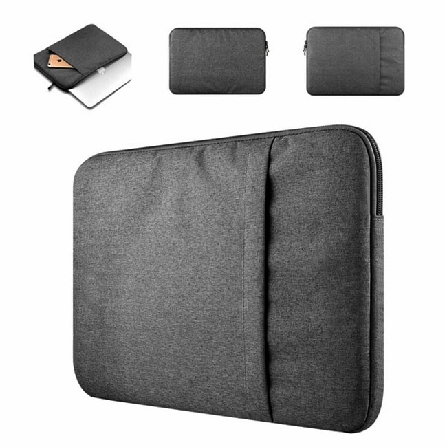 Husa de protectie pentru laptop si tableta CLASStitude, compatibila cu diagonala pana la 15.6 inchi, inchidere cu fermoar, 40 cm x 2 cm x 30 cm, Negru