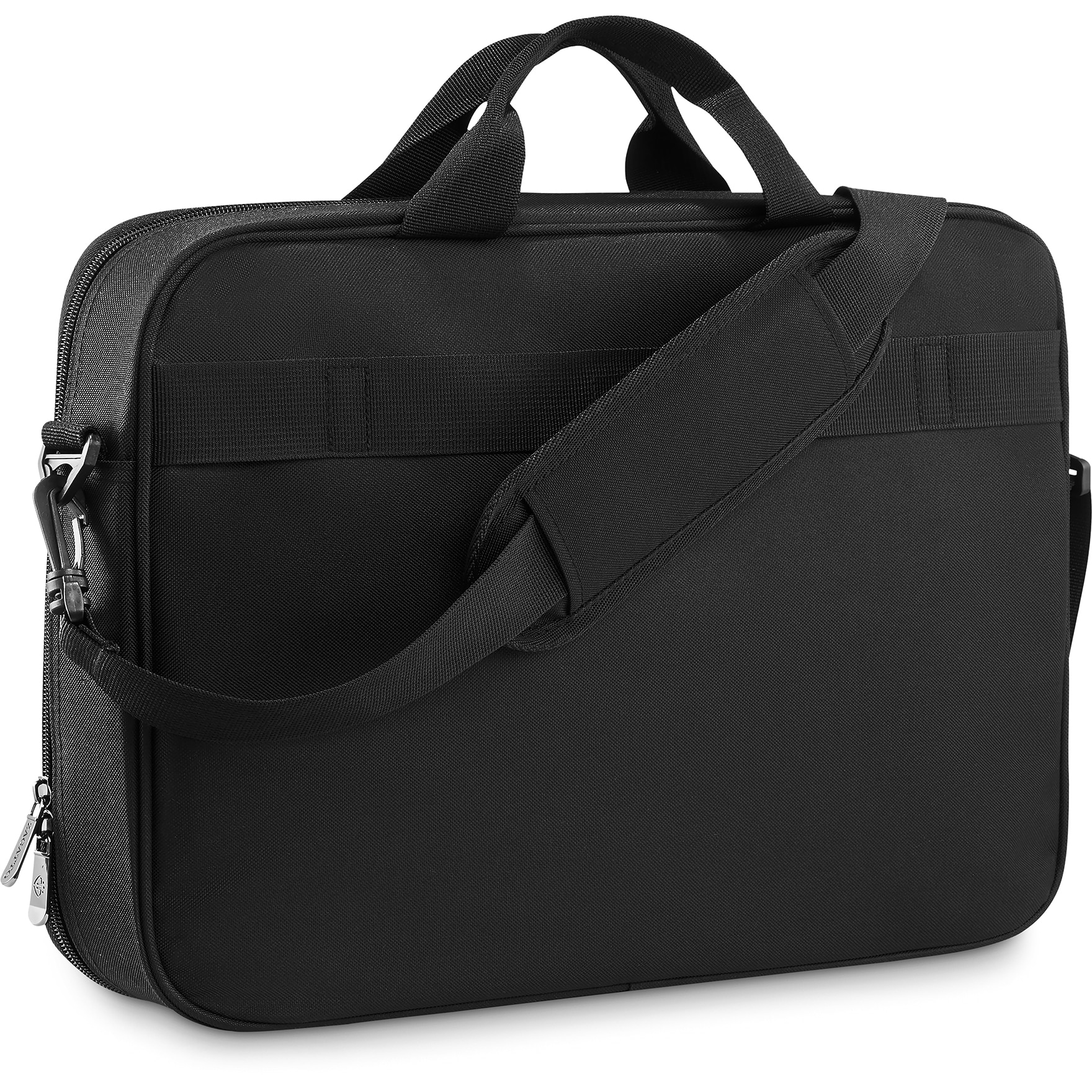 Geanta laptop dama, barbat, 15.6 inch, Zagatto®, Neagra, 44x32x6 cm, Impermeabila, Eleganta, Business, Curea de umar reglabila si detasabila, Buzunar frontal cu fermoar, Pentru notebook, Atasabila la troler, ZG783