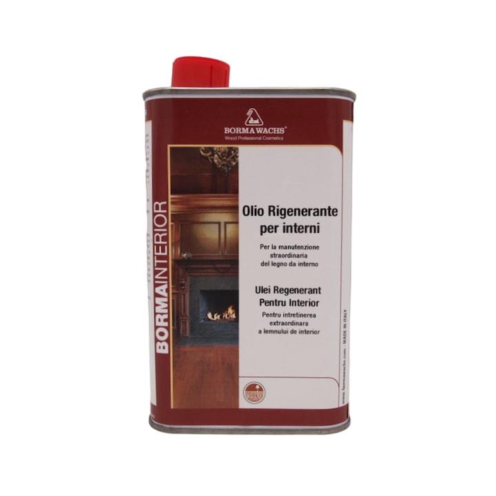 Ulei regenerant pentru interior, Borma Wachs, Olio Rigenerante per interni, transparent, 500 ml