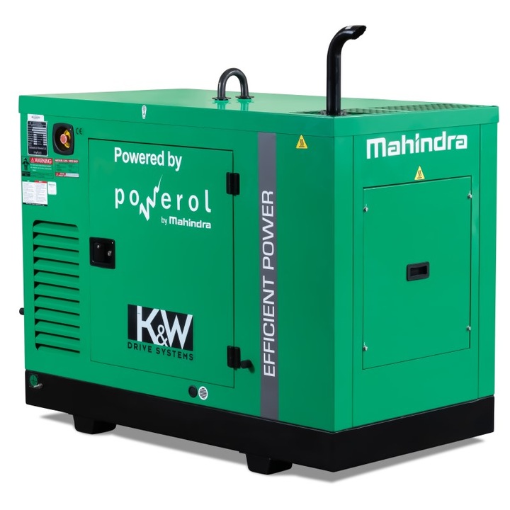 Generator diesel insonorizat cu automatizare Mahindra Powerol MP-15