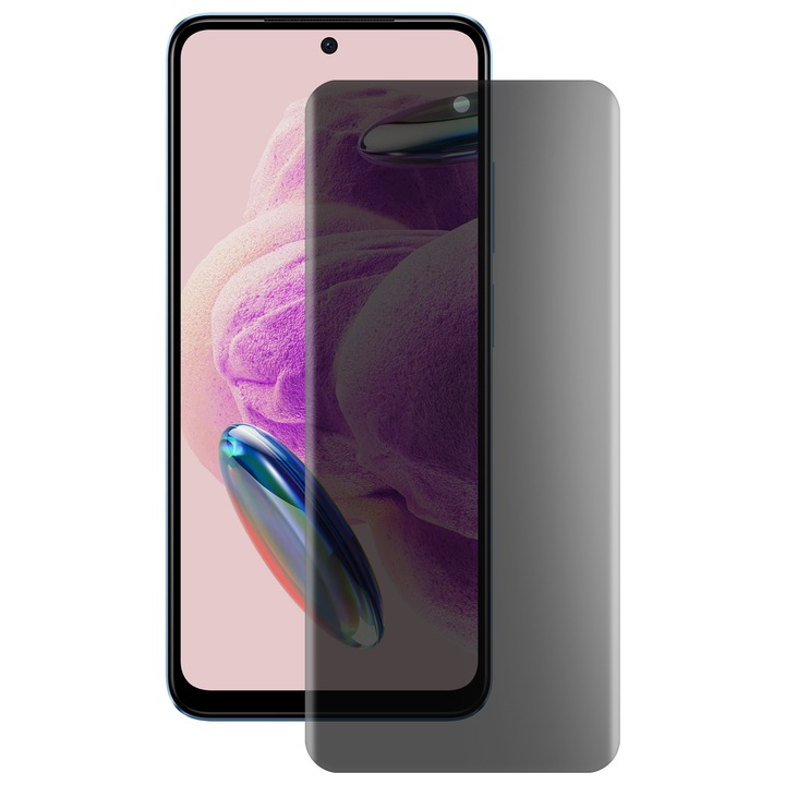 SILKASE matt adatvédő fólia Xiaomi Redmi Note 12S szilikon képernyővédőhöz
