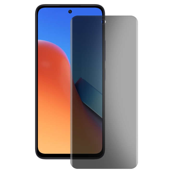 SILKASE matt adatvédő fólia Xiaomi Redmi 12 szilikon képernyővédőhöz