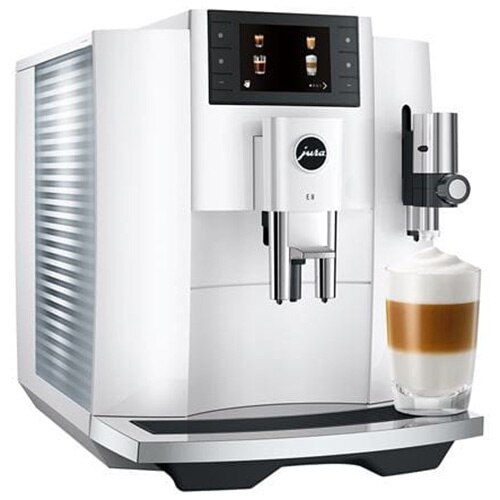 Jura E8 ジャンク品 Espressor automat JURA E8 Piano White (EC), rasnita conica P.A.G 2