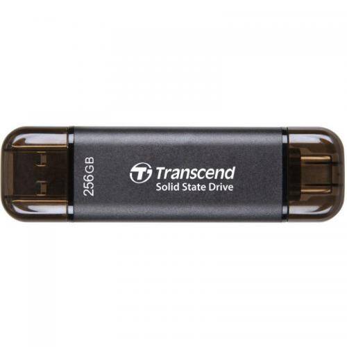 Disque SSD externe portable USB-C & USB-A 2 To - Transcend ESD310C