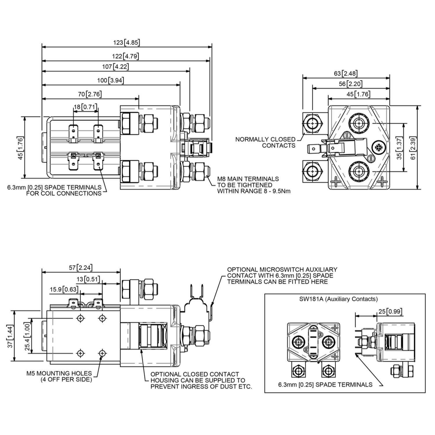 Conector SW181 - 24V 200A - Inlocuit pentru Albright - eMAG.ro