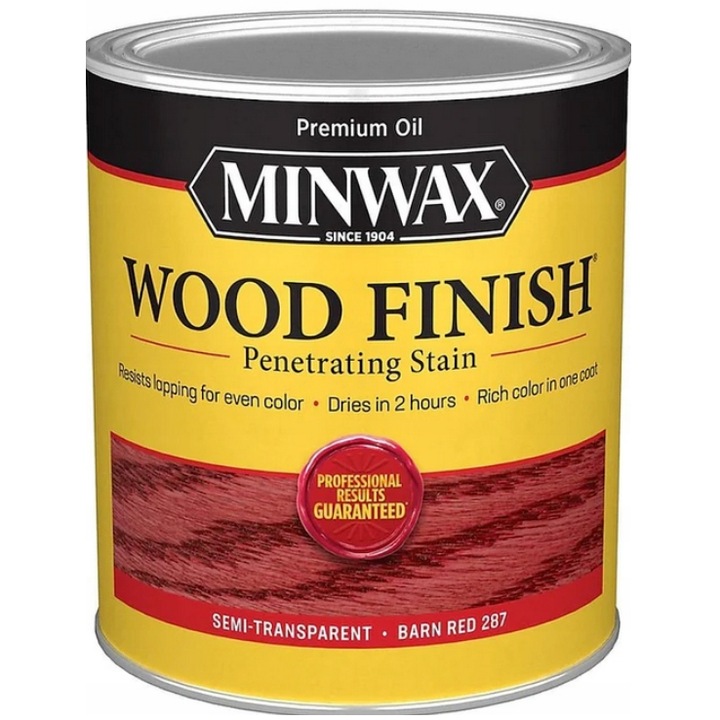 Minwax® Wood Finish™ Червен байц за дърво на маслена основа, 0,946 L