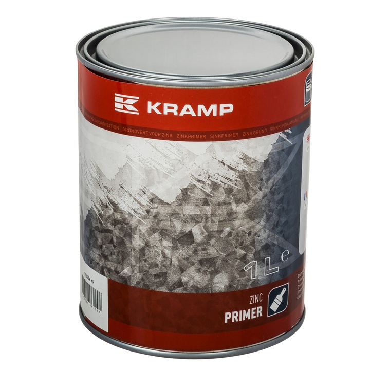 Vopsea pentru grunduirea suprafetelor zincate, Kramp, 1l, Gri