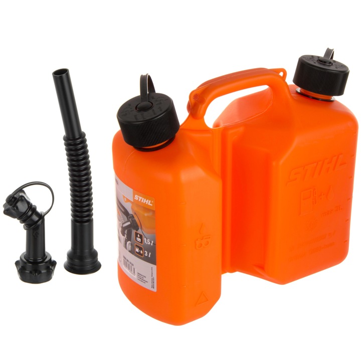 Bidon STIHL de 3 l de combustibil si 1,5 l de ulei