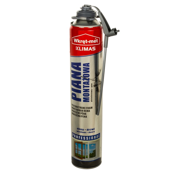 Spuma poliuretanica profesionala, 880 ml