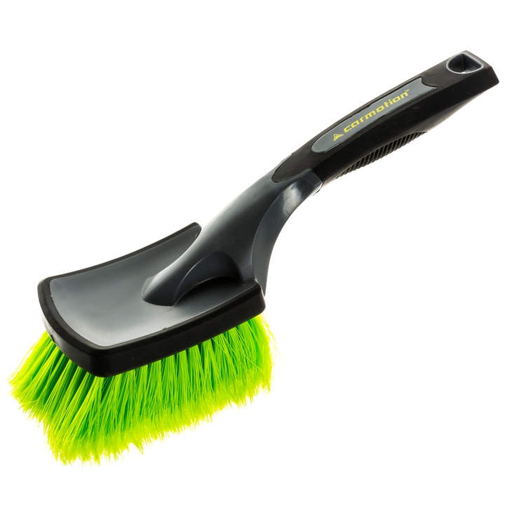 Perie curatare jante, Carmotion, Verde/Negru
