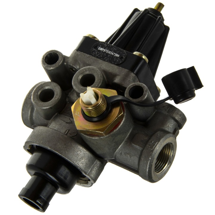 Nyomásszabályozó, GMP, kompatibilis Wabco/Haldex, 8,1 bar, fekete/arany