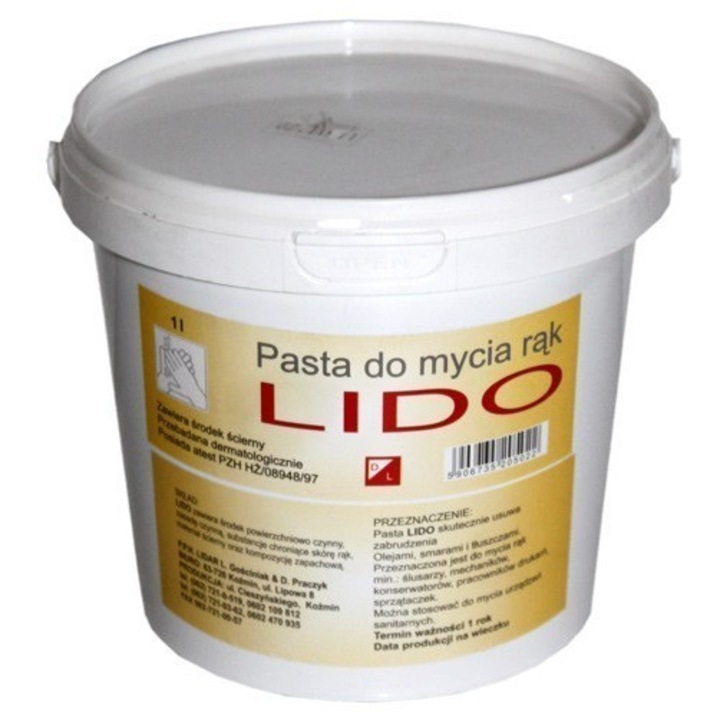 Pasta pentru spalat pe maini, Lido, 1 L