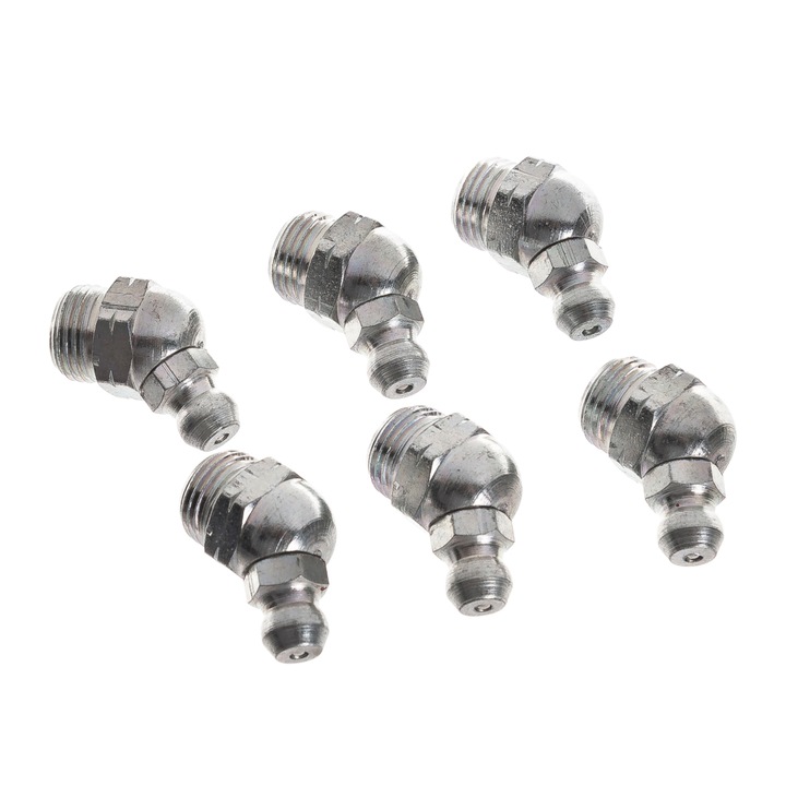 Комплект 6 нипела, Kramp, 1/8", Silver