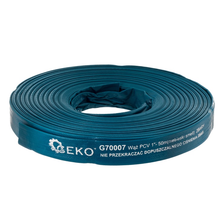 Маркуч, Geko, PVC, 50 м, син