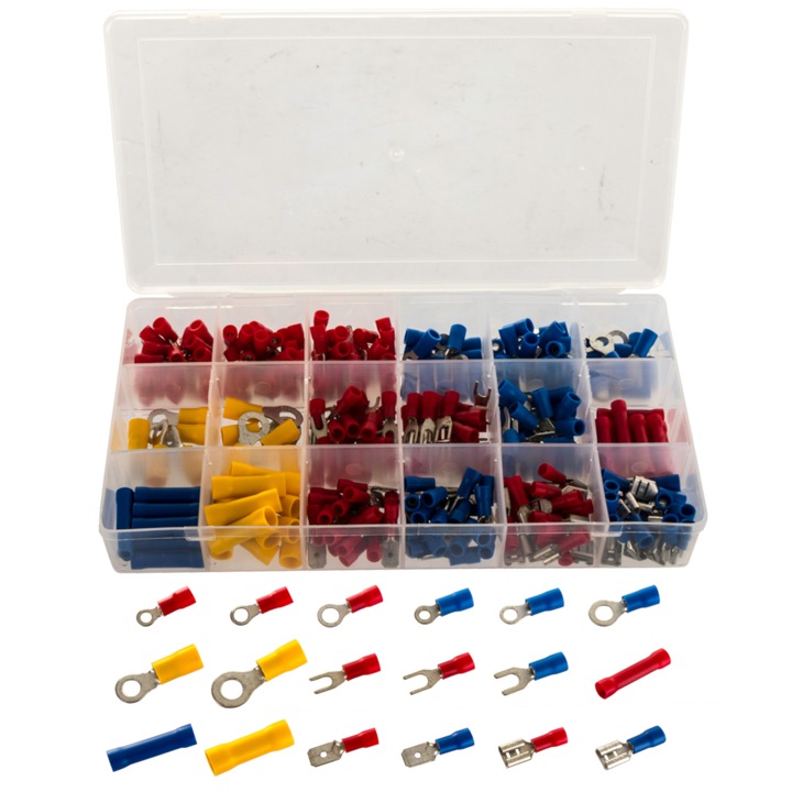 Csatlakozó készlet, kábel csatlakozók, 300 db