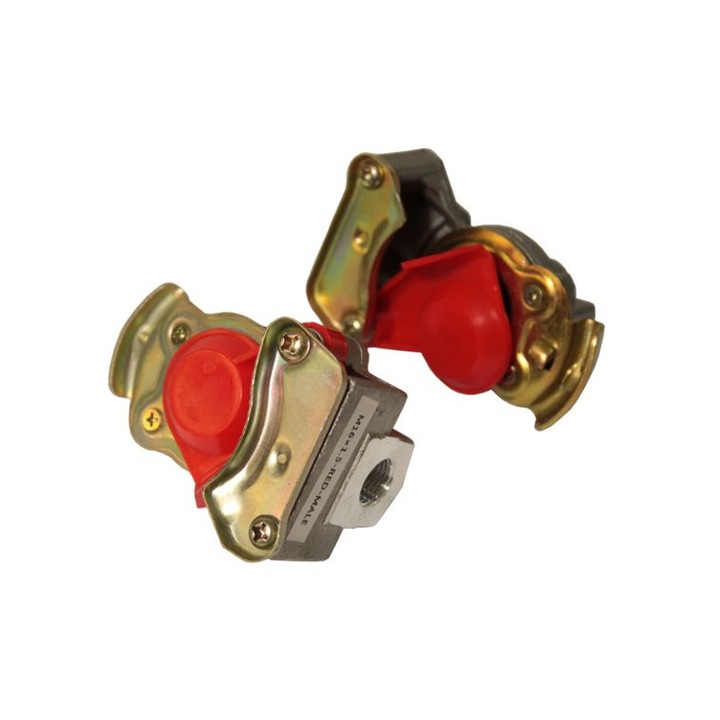 2 db PNEUMATIKUS KAPCSOLÓ készlet, PIROS, M16x1,5