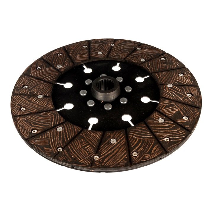 Disc ambreiaj, Ursus, 325mm, Compatibil Ursus C-385, Maro/Negru