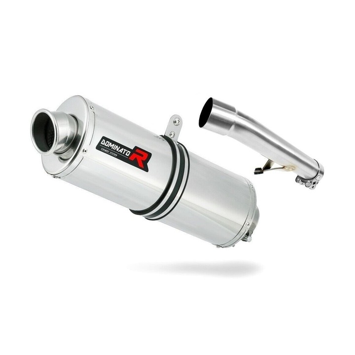 Toba de esapament, DOMINATOR, Inox, Pentru HONDA CBF 600 2008/2013, Argintiu