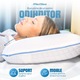 Perna ortopedica NextWave, Spuma cu Memorie, Husa detasabila cu 2 zone termice, 40x60cm, ergonomica pentru Gat si Suport Cervical, Ideala pentru dormitul lateral, spate sau stomac, foarte moale