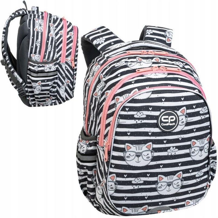 Rucsac de scoala CoolPack, Jerry, Catnip, 31 x 44 x 19, Multicolor