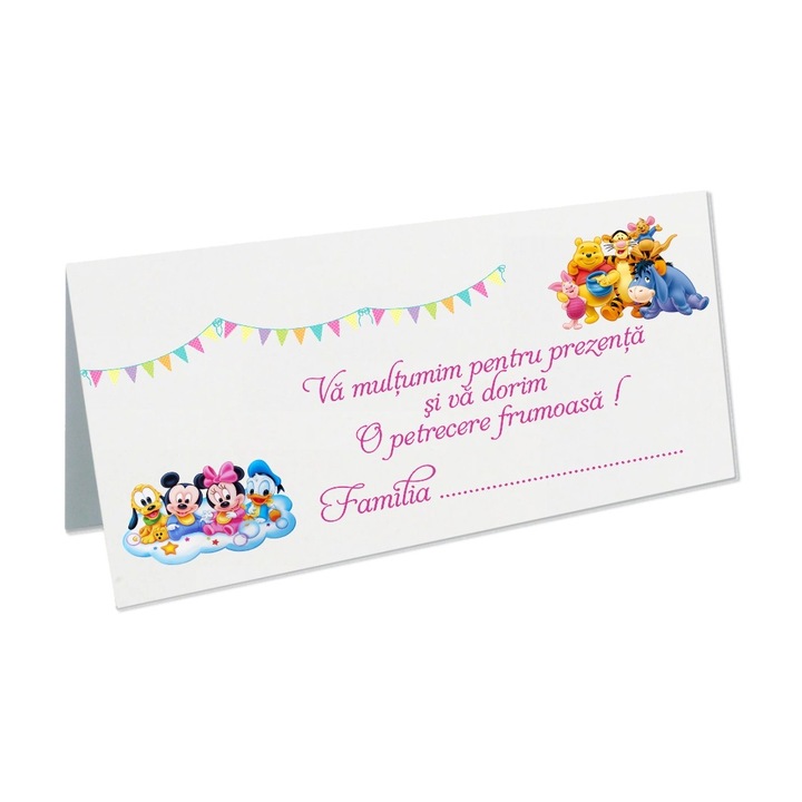 Keresztelőpénzes boríték, Baby Disney, Karton, EVEPB083