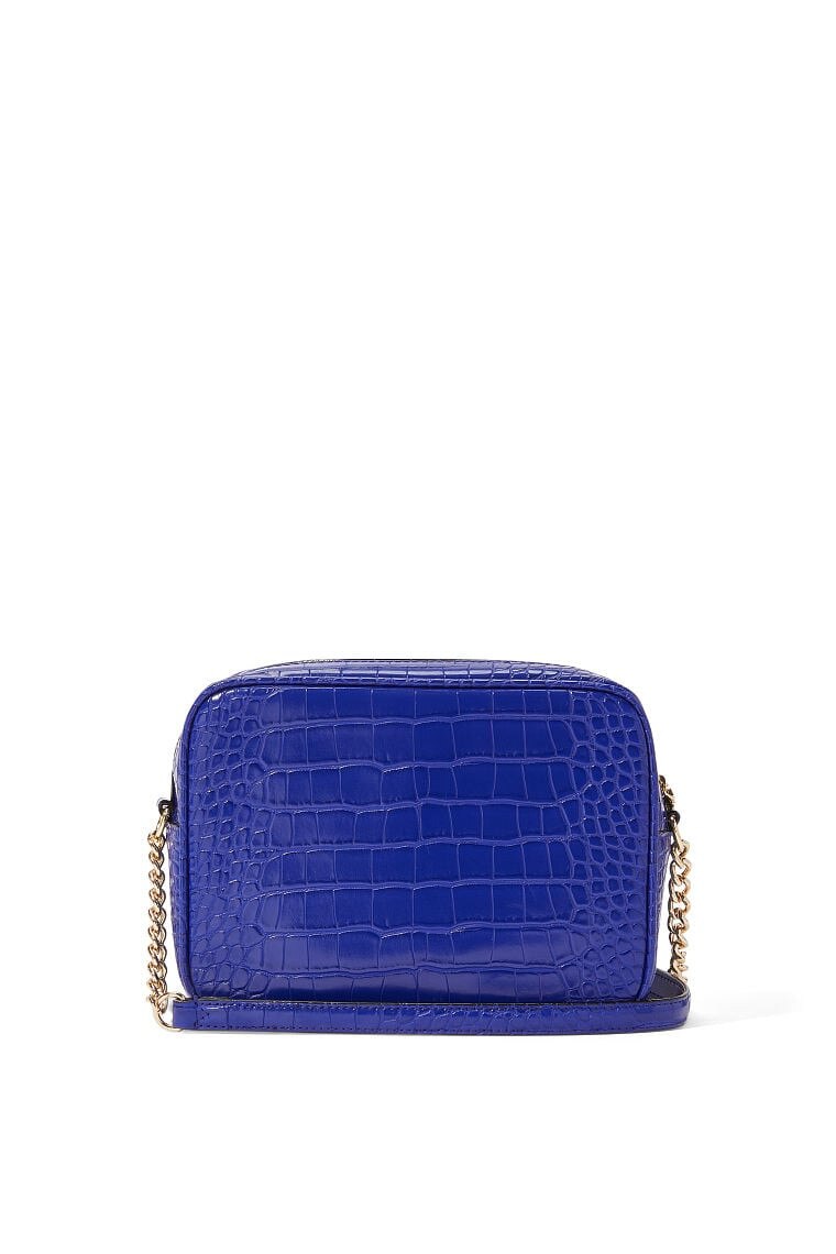 Geanta, Victoria's Secret, The Victoria Top Zip Crossbody, Sapphire